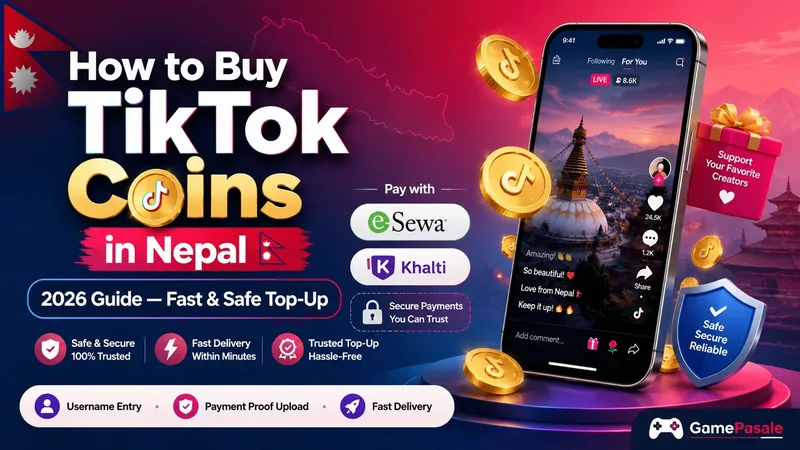 How to Buy TikTok Coins in Nepal (2026 Guide) – Fast & Safe Top-Up