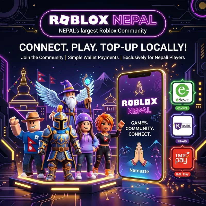How to Buy Roblox Gift Cards in Nepal (eSewa & Khalti) - 2026 Guide